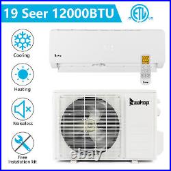 12000BTU Mini Split Air Conditioner& Heater, 19SEER Wall-Mounted Ductless AC Unit