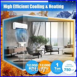 12000 BTU Air Conditioner Mini Split 17 SEER INVERTER AC Ductless Heater Cooling
