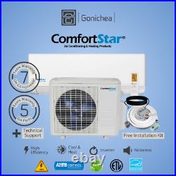 12000 BTU Air Conditioner Mini Split 20.8 SEER2 INVERTER Ductless Heat Pump 110V