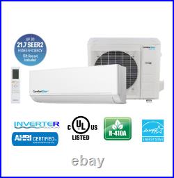 12000 BTU Air Conditioner Mini Split 20.8 SEER2 INVERTER Ductless Heat Pump 110V