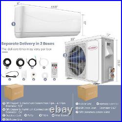 12000 BTU Mini Split Air Conditioner & Heater Ductless 17 SEER2 750 Sq. Ft