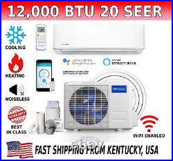 12,000 BTU 20 SEER Ductless Mini Split Air Conditioner and Heat Pump-115V