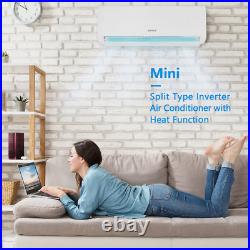 18000BTU Mini Split AC/Heating System, 19SEER Air Conditioner with Inverter