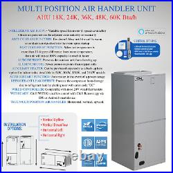 18000 BTU 230V 21.6 SEER Multi Position Mini Split Heat Pump Air Conditioner