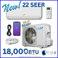 18000 BTU Air-Con Ductless Mini Split Air Conditioner Heat Pump 22 Seer 220v