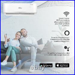 18000 BTU Air Conditioner Mini Split 19.5 SEER2 INVERTER Ductless Heat Pump 220V