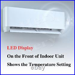 18000 BTU Ductless Mini Split Air Conditioner Heat Pump 22 SEER INVERTER AC 220V