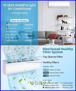 24000 BTU Ductless Mini Split Air Conditioner & Heat Pump 19 SEER Inverter 220V