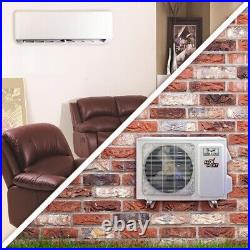 24K BTU 23 SEER 3 Zone x 9K Stealth AC Cooling & MAX Heat Pump Mini-Split System