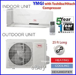 36000 BTU Mini Split Air Conditioner SEER 18 YMGI with HITACHI Cool & Heat 3 Ton
