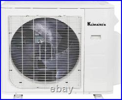 3-Zone Klimaire 24.6 SEER2 9k+9k+12k BTU Mini Split Heat Pump Air Conditioner AC