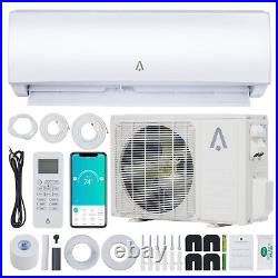 9000BTU 19 SEER2 Ductless Air Conditioner, Heat Pump Mini Split AC 115V WiFi New