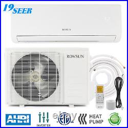 9000BTU Mini Split AC/Heating System, 19SEER Wall Air Conditioner & Heater