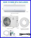 9000/12000/18000/24000/36000BTU Mini Split Air Conditioner Heat Ductless 19 Seer
