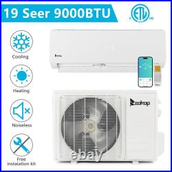 9000 24000 BTU Mini Split Air Conditioner Heat Inverter WIFI 19 Seer With/KIT