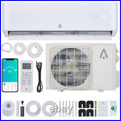 9000 BTU Air Conditioner Dual Zone Ductless Mini Split Heat Pump 23 SEER