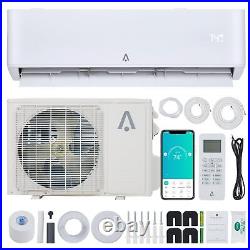 9000 BTU Air Conditioner Dual Zone Ductless Mini Split Heat Pump 23 SEER