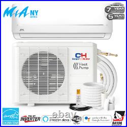 9000 BTU Mini Split Heat Pump Air Conditioner Mia Series 115V 21.5 SEER2