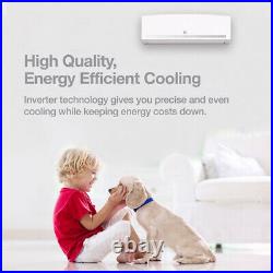 DIY 24K BTU 21 SEER 230V Ductless Mini-Split Heat Pump withWiFi by Perfect Aire