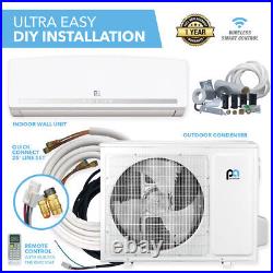 DIY 36K BTU 16.4 SEER 230V Mini-Split Heat Pump withFull Install Kit, Perfect Aire