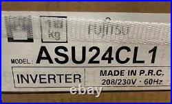 Fujitsu Asu24cl1 24,000 Btu Indoor Mini-split Ac Inverter 208-230/60/1 17 Seer