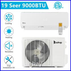 Home 9000 24000 BTU Mini Split Air Conditioner Heat Systems Ductless 19 Seer