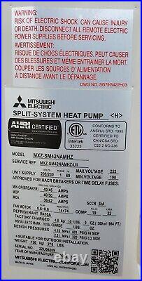 Mitsubishi 42K BTU 22 SEER Heat Pump Mini Split Condenser MXZ-SM42NAMHZ S+D
