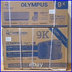 Olympus E Star 23 Seer Ductless Wall Mounted Mini Split Heat Pump + A/C 10k BTU