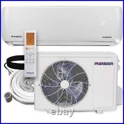 PIONEER 9000 BTU 21.5 SEER DC Inverter+ Ductless Mini Split Heat Pump Set 230V