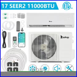 ZOKOP 17 SEER 11,000BTU Ductless Mini Split AC Heating System Inverter Home
